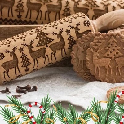 ROULEAU PATISSERIE - CookiesPrintingRolling™ - Cerf - Au Coin des Chefs
