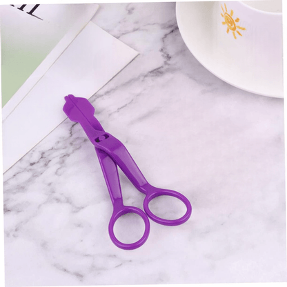 Ciseaux de Cuisine - PlasticFlowerScissors™ - Mauve - Au Coin des Chefs