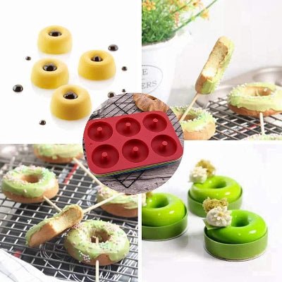 Moule à Donuts - SoftBake™ - Rouge - Au Coin des Chefs