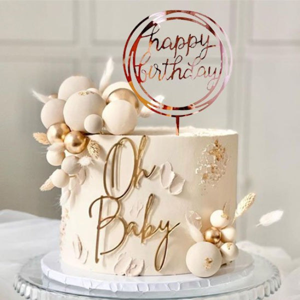 deco gateau happy birthday sur gateau anniversaire