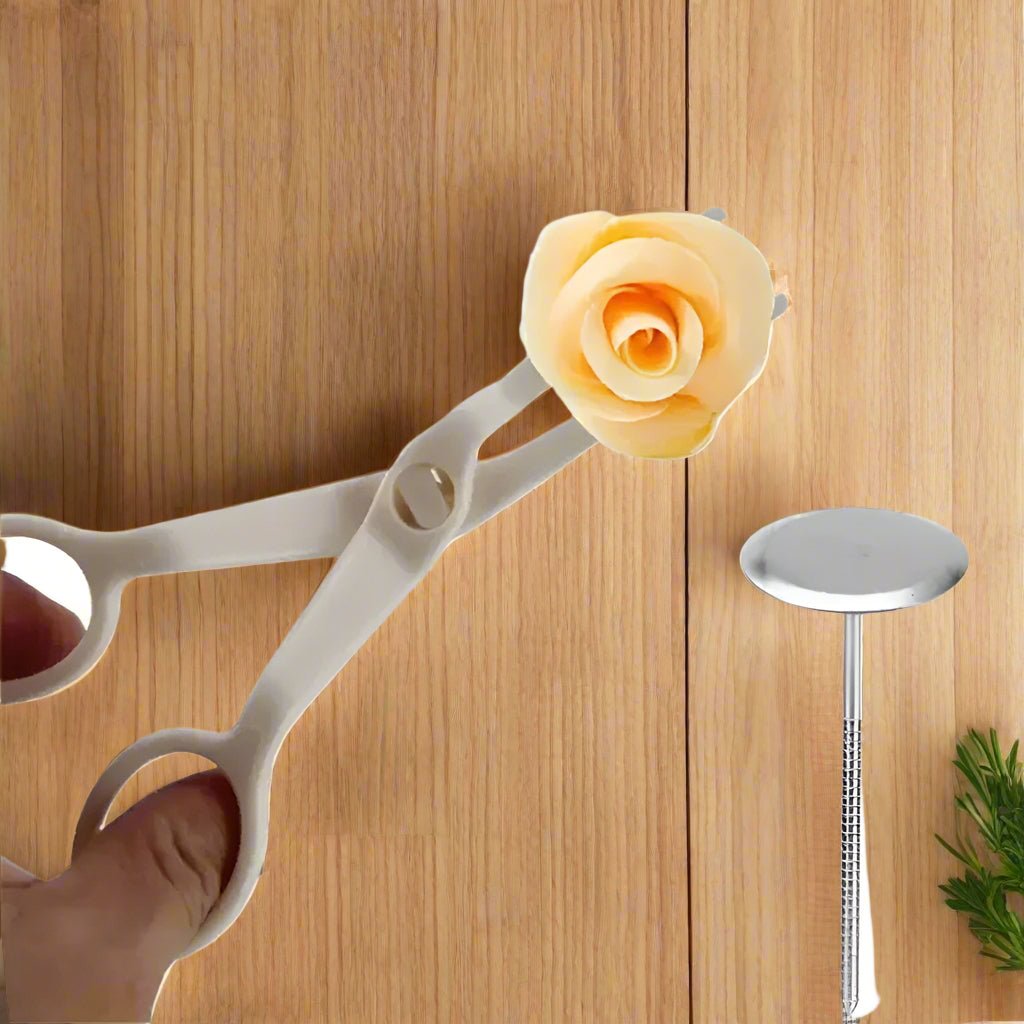 Ciseaux de Cuisine - PlasticFlowerScissors™ - Blanc - Au Coin des Chefs