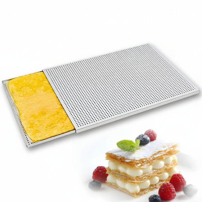 moule a gateau perfore pour mille feuilles pate feuilletee