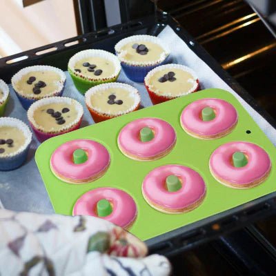 Moule à Donuts - SoftBake™ - Vert - Au Coin des Chefs