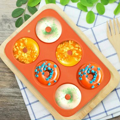 Moule à Donuts - SoftBake™ - Orange - Au Coin des Chefs