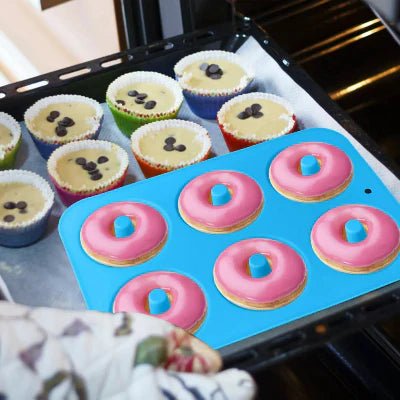 Moule à Donuts - SoftBake™ - Bleu - Au Coin des Chefs