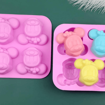 Moule en Silicone - CartoonSiliconeMold™ - Mickey Mouse - Au Coin des Chefs