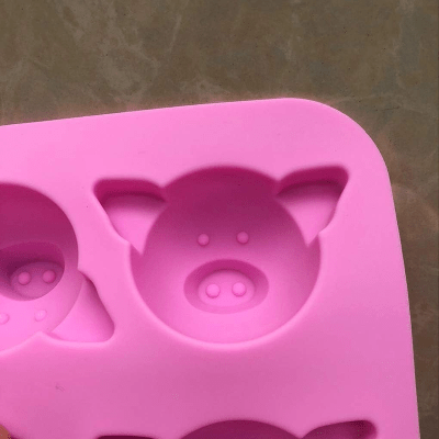 Moule en Silicone - CartoonSiliconeMold™ - Cochon - Au Coin des Chefs